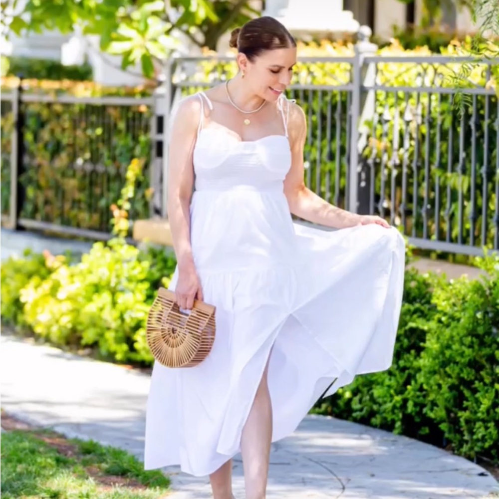 Astr white flowy dress!